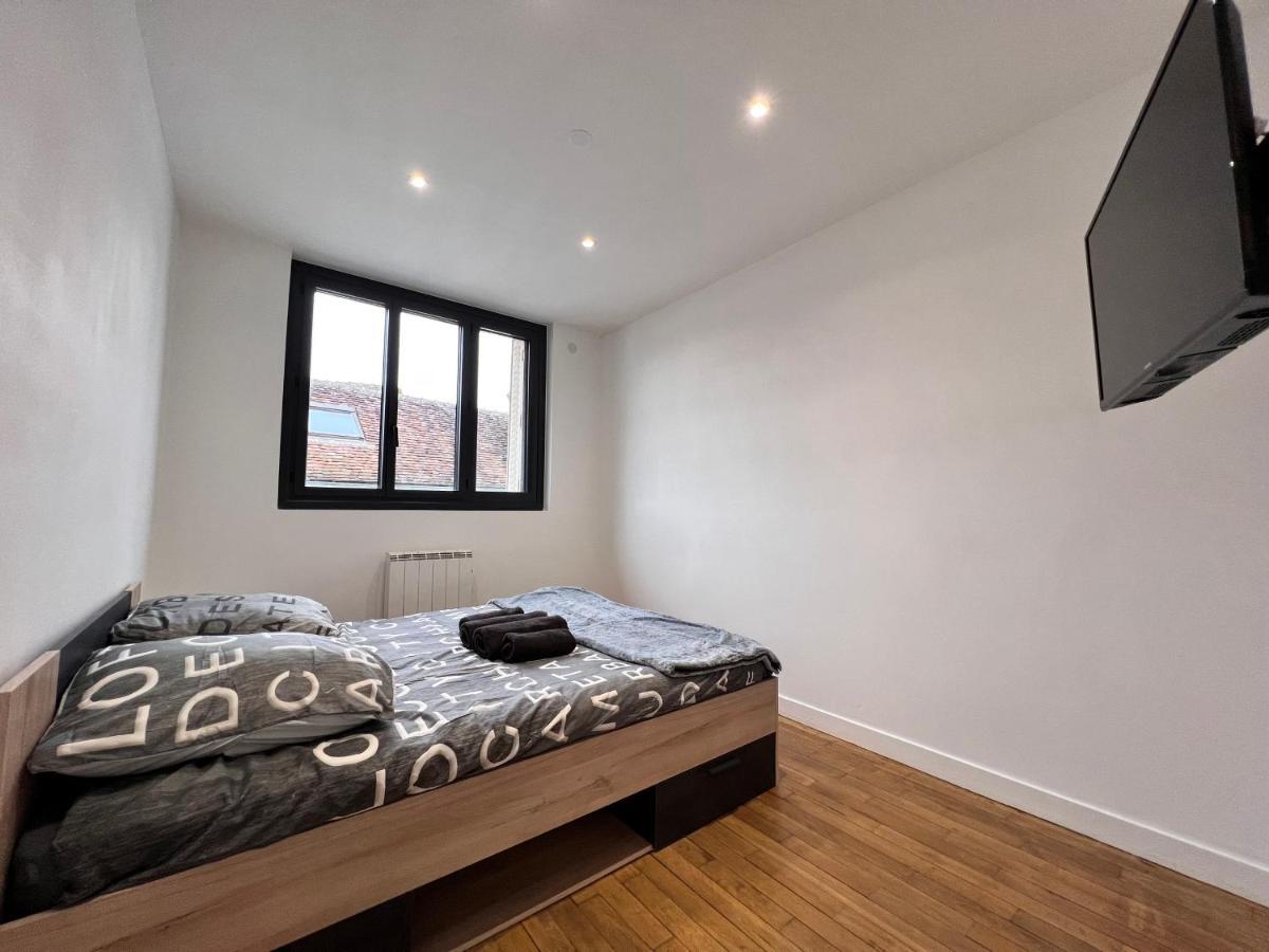 Sens - Appartement Proche Gare Et Centre Ville - Wifi Fibre - Check In Autonome - Bel Espace De Vie - Smart Tv Dış mekan fotoğraf