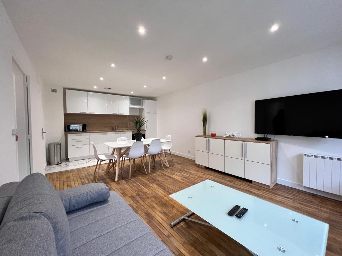 Sens - Appartement Proche Gare Et Centre Ville - Wifi Fibre - Check In Autonome - Bel Espace De Vie - Smart Tv Dış mekan fotoğraf